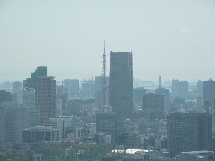 Tokyo Tower vista do Tokyo Metropolitan Government Building